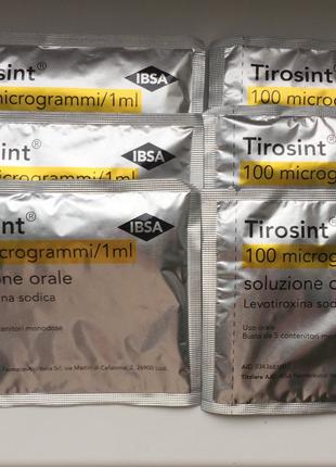 Tirosint 100 mkg та Tirosint 50 mkg (рідкий тироксин)
