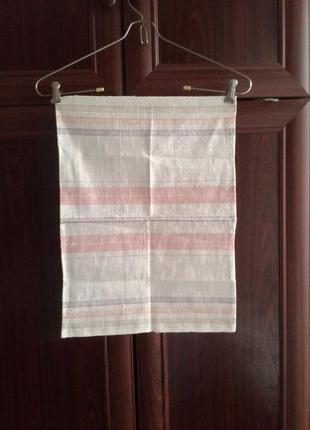 Льняное кухонное полотенце винтаж ссср