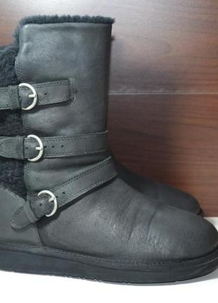 Ugg australia 38р сапоги ботинки зимние оригинал кожаные на меху