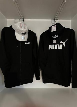 Толстовка puma essentials full-zip logo men's hoodie