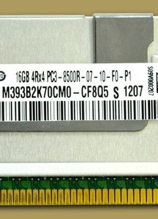 Модуль памяти SAMSUNG 16GB PC3-8500R DDR3-1066 REGISTERED ECC ...