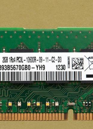 Серверный модуль памяти SAMSUNG 2 ГБ PC3L-10600R DDR3-1333 ECC...