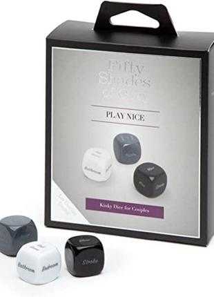 Игровые кубики 50 Shades of Grey "Play Nice"
