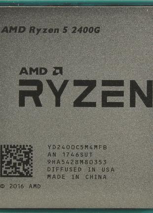 Процессор AMD Ryzen 5 2400G 3.6-3.9 GHz AM4, 65W