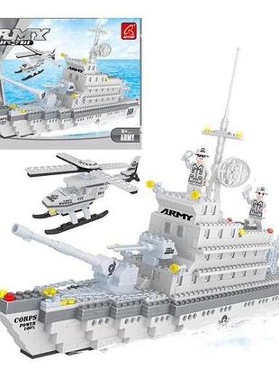 Конструктор AUSINI 22802 (12/2) "Морской флот", 606 деталей, в...