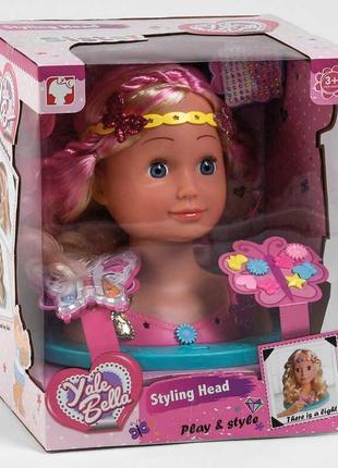 Кукла-Голова YL 888 C (8) Манекен для причесок и макияжа, свет...