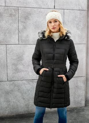 Жіноче тепле зимове стьобане пальто esmara, розмір s(36/38), ч...