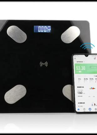 Цифрові підлогові ваги побутові 180 кг Domotec MS-2017 Smart APP
