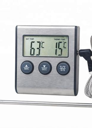 Цифровий термометр TP-700 для духовки (печі) з виносним датчик...
