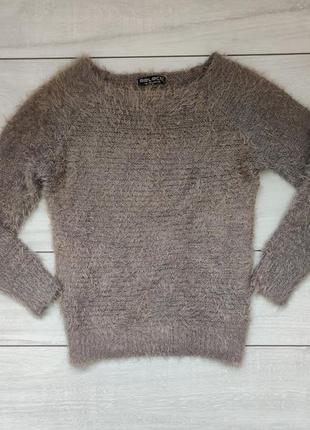 Мягкий свитер травка базового цвета 10 р
