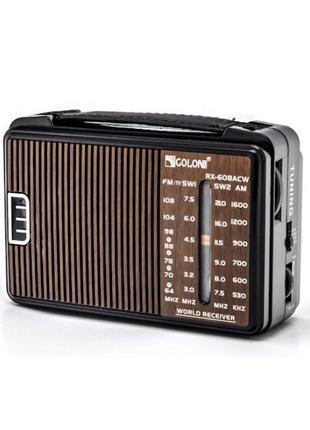 Портативний радіоприймач GOLON RX-608ACW від мережі 220 В Кори...