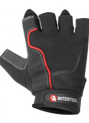 Перчатки без пальцев INTERTOOL SP-0145