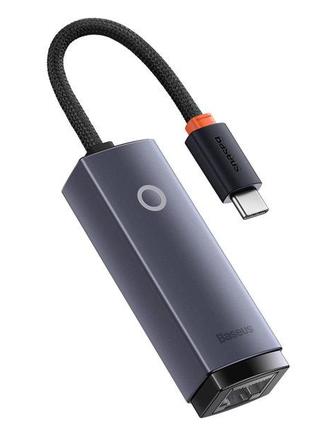 Сетевой адаптер Baseus Lite Series USB-C to RJ45 LAN 100 Мбит/...