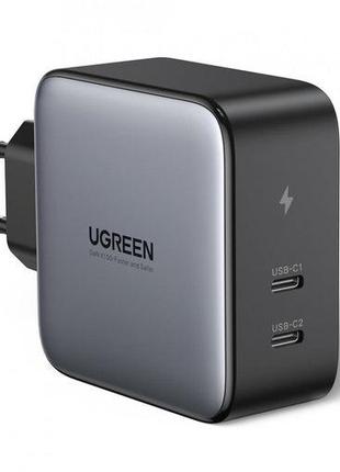 Зарядное устройство настенное Ugreen GaN 100 Вт 2 x USB-C Powe...