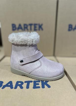 Ботинки bartek 001/розовый р. 22-31