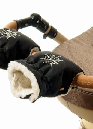 Зимова муфта рукавиці на коляску при-ль ок style польща з манж...