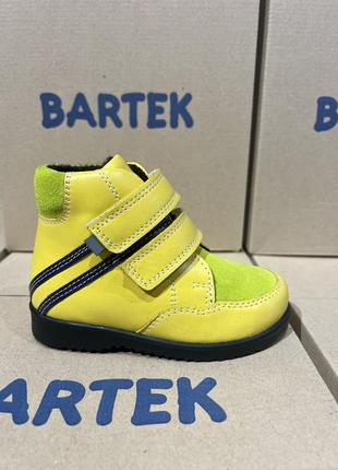 Ботинки bartek 001/желтый р. 22-31