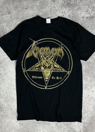 Venom welcome to hell офф мерч футболка рок rock merch metal d...