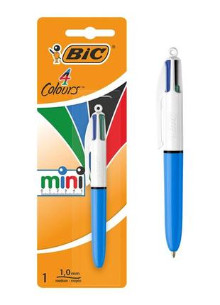 Кулькова ручка bic 4 colours міні бл1 1 мм