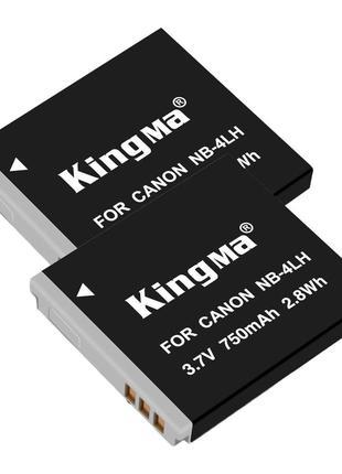 2-Pack KingMa Canon NB-4L комплект з 2 акумуляторів