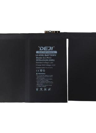 Акумуляторна батарея DEJI Apple A1376 для iPad 2 A1395 (6930 mAh)