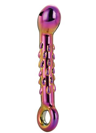 Стеклянный фаллоимитатор Dream Toys GLAMOUR GLASS RIBBED G-SPO...