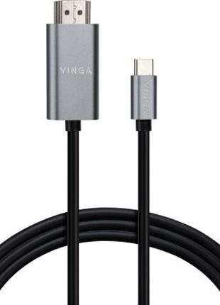 Кабель мультимедийный USB-C to HDMI 1.5m v1.4 4K30Hz Vinga (VC...