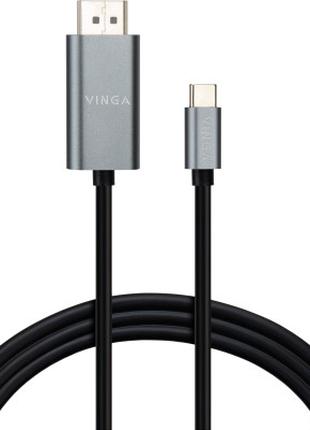 Кабель мультимедийный USB-C to HDMI 1.5m v2.0 4K60Hz Vinga (VC...