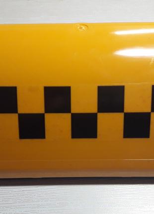 Шашка такси желтая