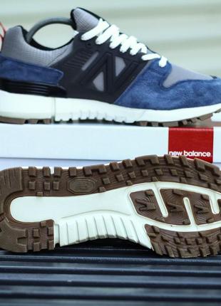 Чоловічі кросівки new balance r-c2 (сині)