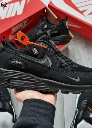 Мужские кроссовки nike air max 90 cordura (чорні)