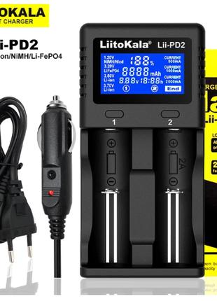 Универсальное зарядное устройство LiitoKala Lii-PD2 для аккуму...