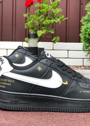 Мужские кроссовки nike air force 1 lv8 low (чорні)