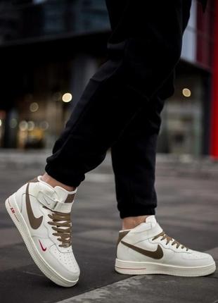 Зимові чоловічі кросівки nike air force 1 high