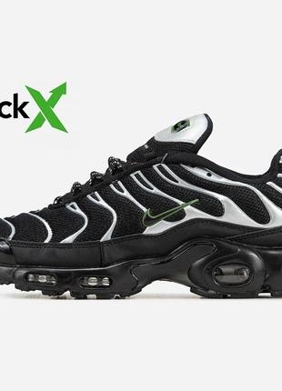 Кросівки nike air max plus tn black/green