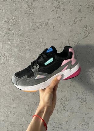 Женские кроссовки adidas falcon multicolor