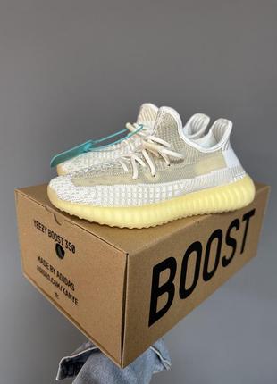 Женские кроссовки yeezy boost 350 v2 « natural reflective » pr...