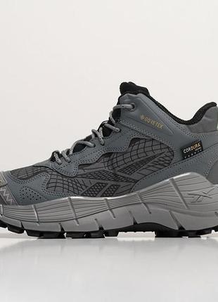 Зимние мужские кроссовки reebok zig kinetica ii edge зима (сірі)