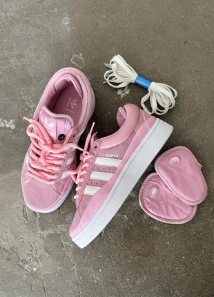 Кроссовки adidas campus x bad bunny pink premium