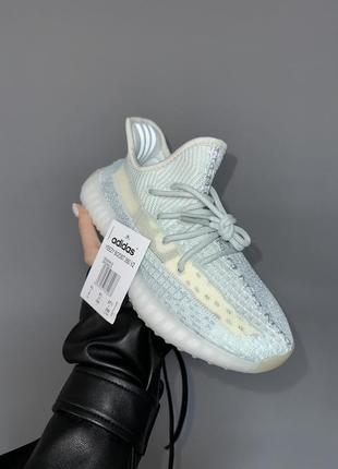 Женские кроссовки yeezy boost 350  “cloud white”