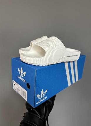 Шльопанці adidas adilette white slides