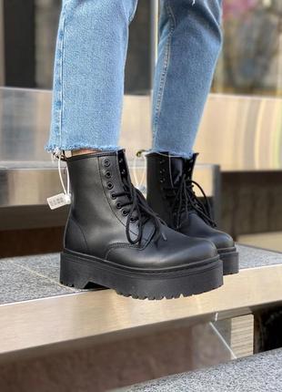 Женские ботинки dr.martens jadon mono black