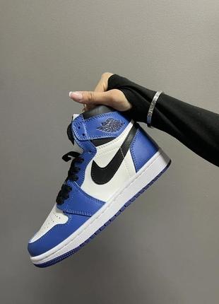 Женские кроссовки nike air jordan retro 1 « game royal »