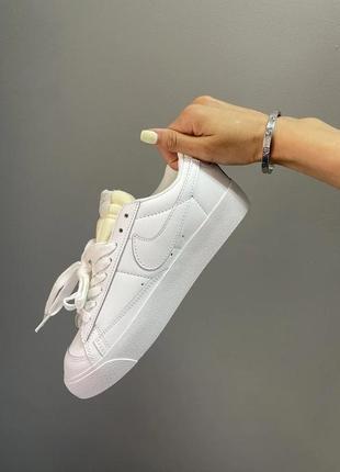 Кроссовки nike blazer low white