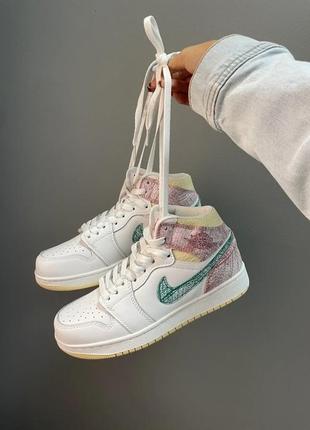 Кроссовки nike air jordan retro 1 “ice cream”