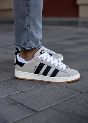 Мужские кроссовки adidas campus 00s grey/black