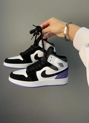 Кроссовки nike air jordan retro 1 “varcity purple”