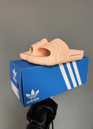 Женские шлепанцы adidas adilette peach slides