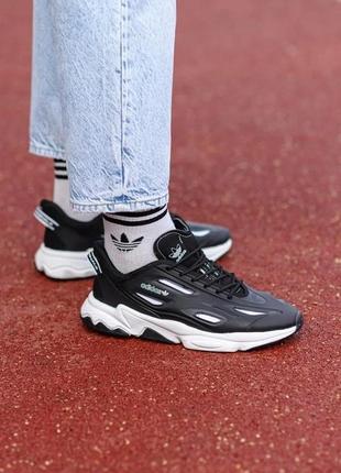 Мужские кроссовки adidas ozweego celox black/white