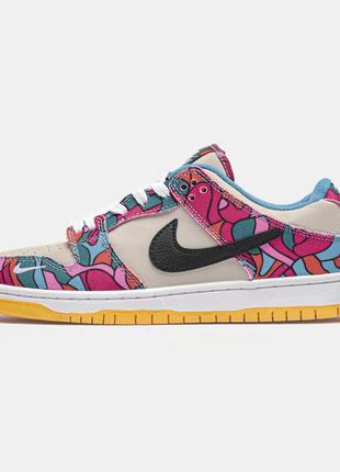 Кроссовки parra x nike sb dunk low 2021